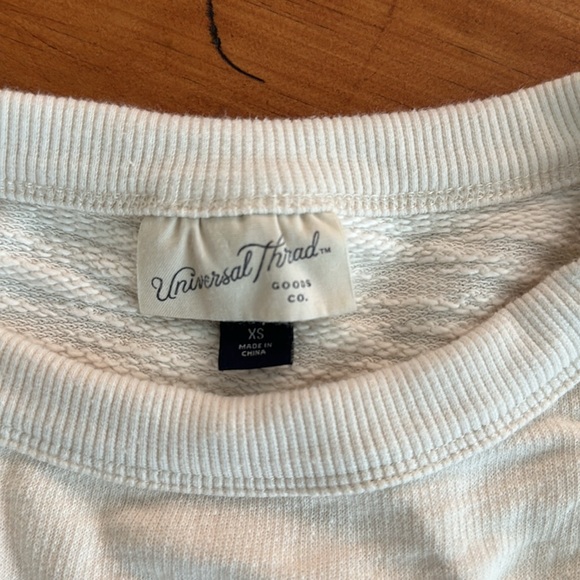 Cream Sweatshirt Universal Thread - Picture 3 of 4
